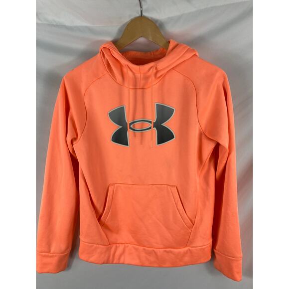 Under Armour Loose Orange Hoodie Size XS - Picture 1 of 5